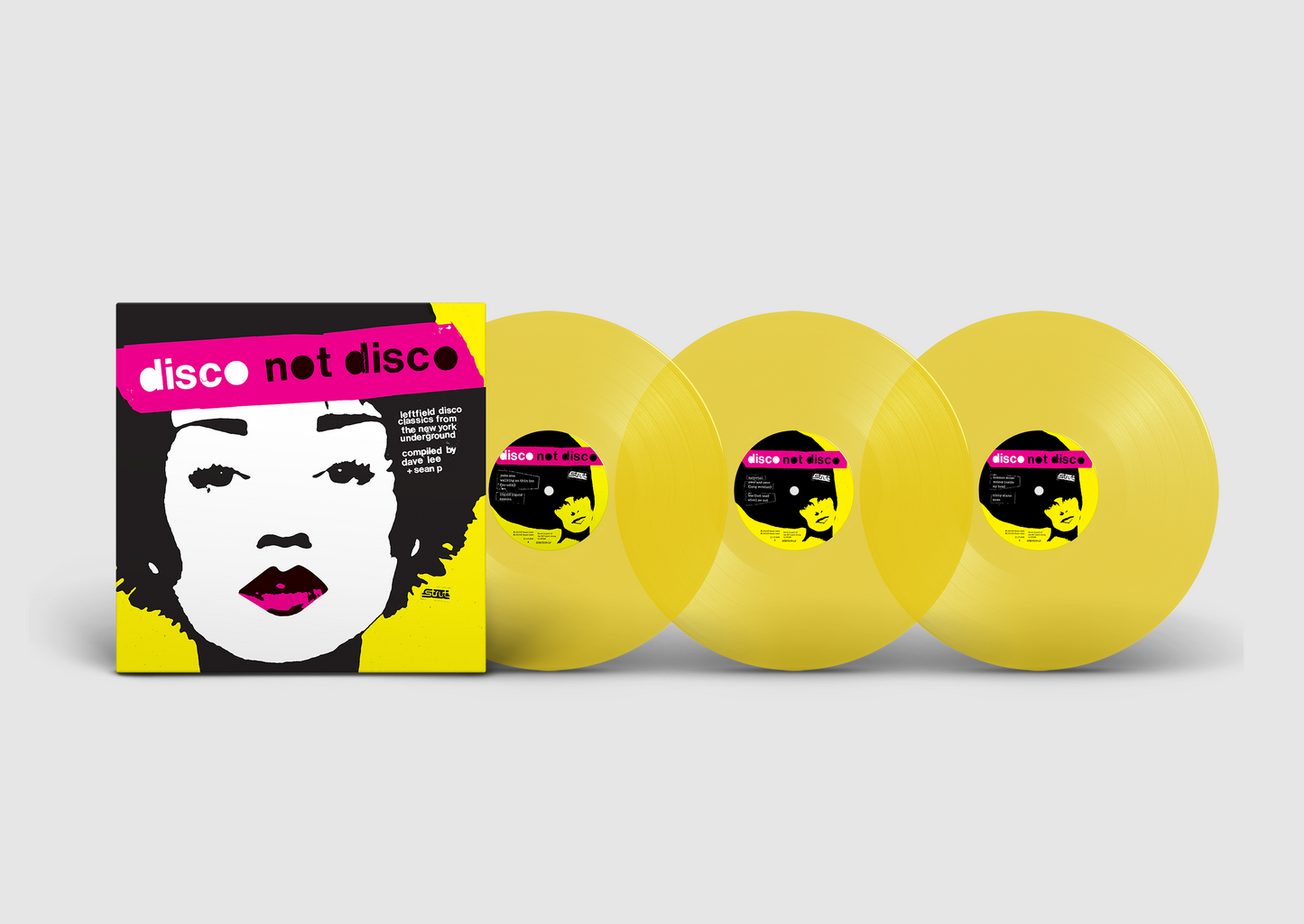 Various Artists - Disco Not Disco (Special Edition Transparent Yellow Vinyl 3LP)